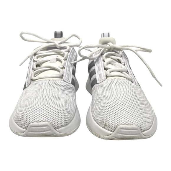 Adidas Racer TR21 White Silver Athletic Running Cloudfoam Shoes Women’s 7 - Picture 3 of 12